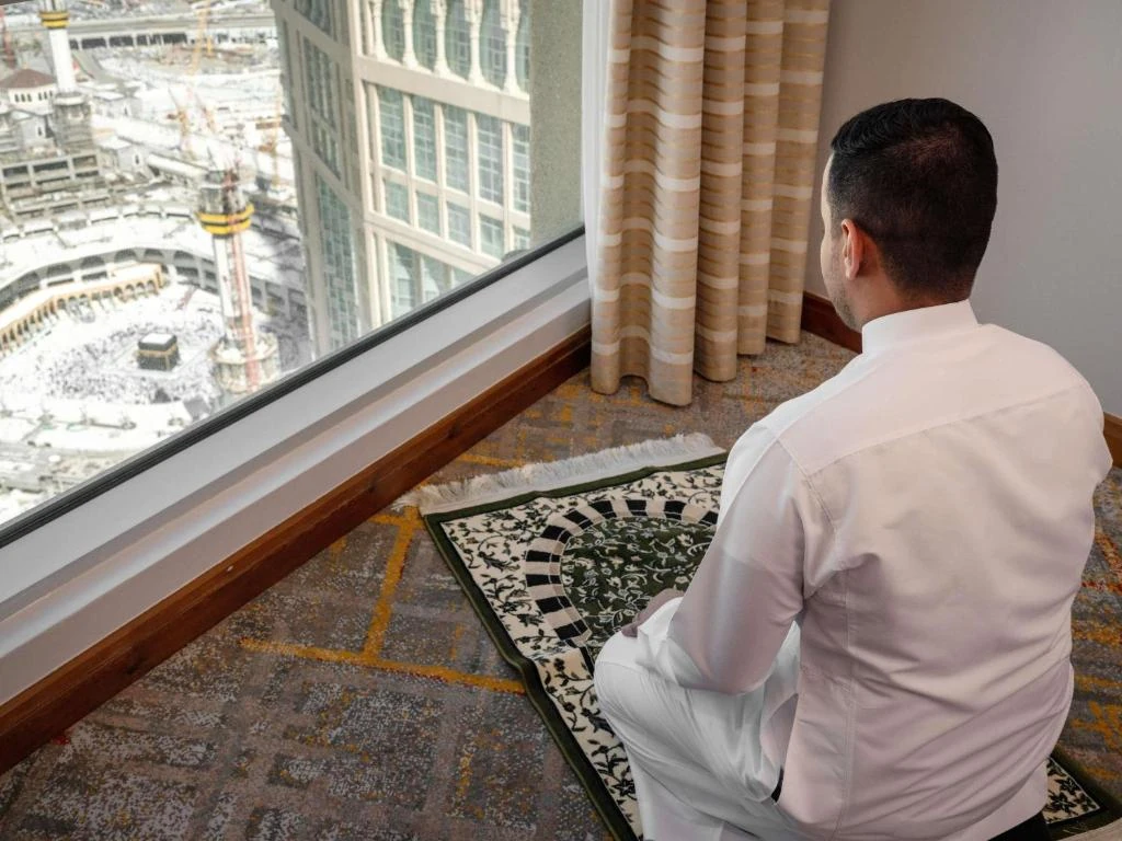 A spiritual setting overlooking the Holy Kaaba