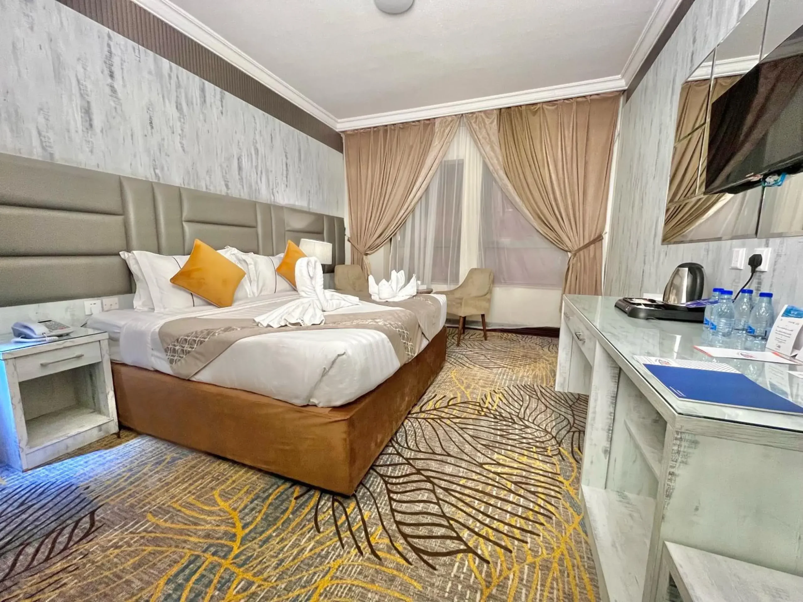 Guest room at Zowar International Hotel