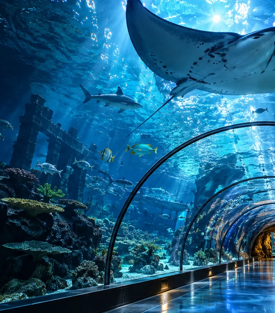 Dubai Aquarium & Underwater Zoo Tickets – Mobile background