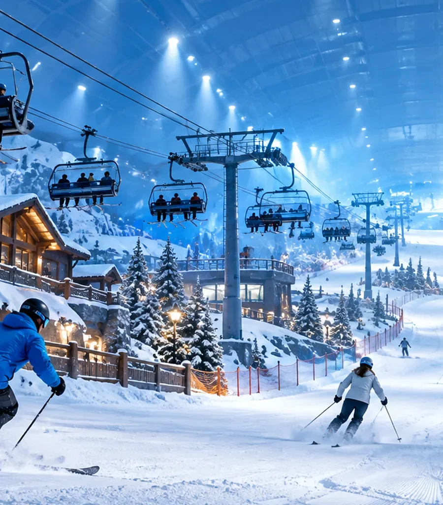 Ski Dubai Snow Plus Pass Tickets – Mobile background